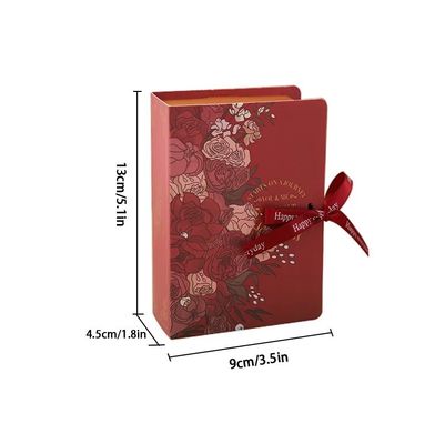 受け入れられる顧客ロゴ 美しい花のための婚礼用紙菓子パッケージ