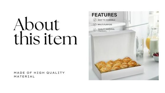 年間生産 ケーキボックス 家庭用品のクロスより広いホワイトカードパッケージ