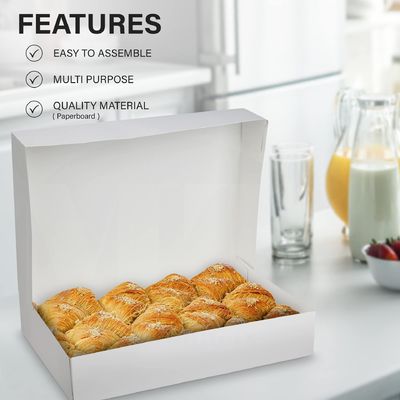 年間生産 ケーキボックス 家庭用品のクロスより広いホワイトカードパッケージ