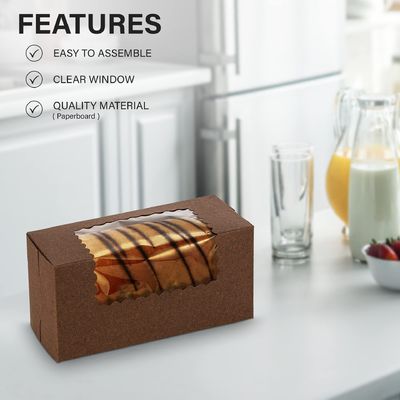 手長ハンドル バンププロセスケーキボックス 西洋のスナックとベーカリーパッケージング