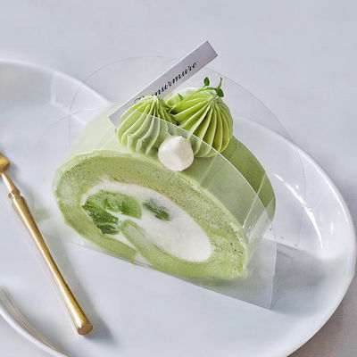 食品レベルのPETフィルム素材 透明パンのケーキボックス 小型結婚式菓子