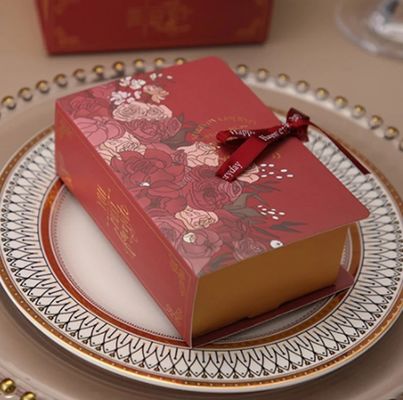 オーダーメイド 美しいプレゼント チョコレートボックスや四角バラのような 結婚式の箱