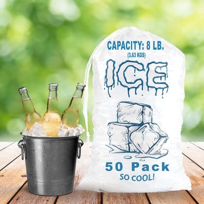 10lb カスタマイズされた耐久性のある再利用可能な生物分解性プラスチック製の氷袋