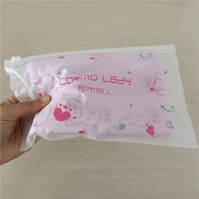 オーダーメイドロゴ 服装 包装 リップバッグ 再利用可能な冷凍着物 プラスチック