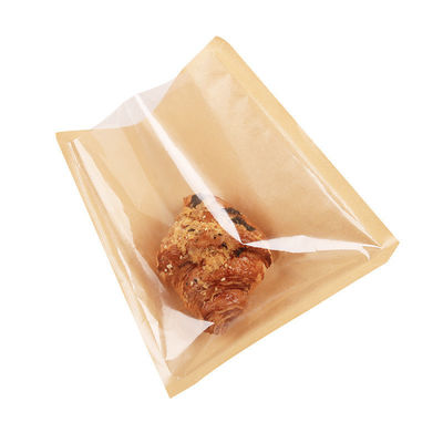 クラフト紙 パンとスナック 密封 油性紙 サンドイッチ トースト 焼き包装 バッグ 2023
