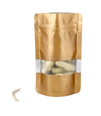 マット仕上げ Ziplock パッケージ ドライフルーツ スタンドアップポック クラフトバッグ