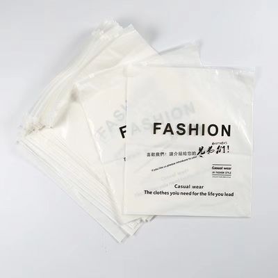 プリントされたPE白底透明複合物 防滑プラスチックバッグ