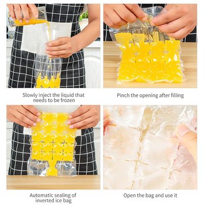 PE素材構造 透明 オーダーメイド 使い捨てのアイスキューブ プラスチック包装袋