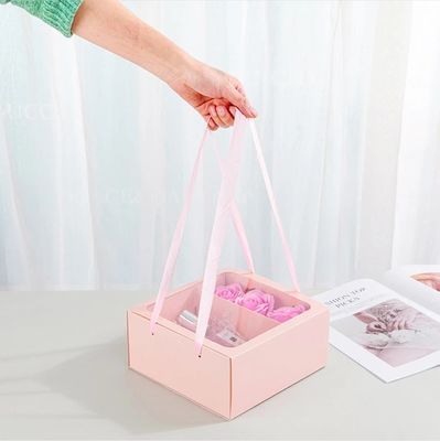 エレガント 紙包装箱 方形の花束 ギフト エレガント