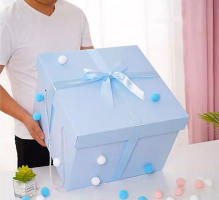 オーダーメイドエンド ブティック 誕生日 クリスマスのためのリボン蓋付き 高級紙のギフトボックス