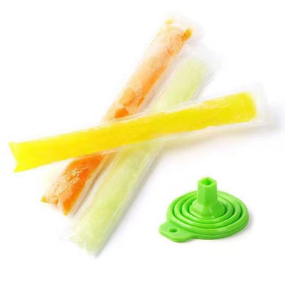 オーダーメイドサイズ アイスクリーム ポップスクリームのためのプラスチック包装袋 無料デザイン