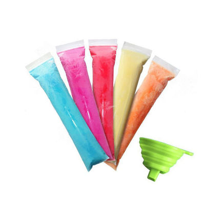 透明な冷凍アイスクリームのためのカスタム印刷熱密封プラスチックアイスパッケージ