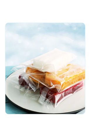 透明な冷凍アイスクリームのためのカスタム印刷熱密封プラスチックアイスパッケージ