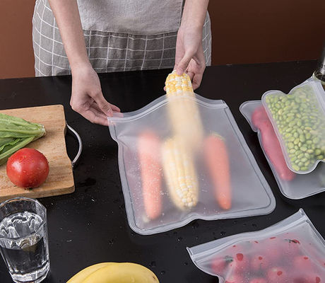 生物分解性 スキッタルのためのシッパートップ透明食品用プラスチック袋 卸荷包装