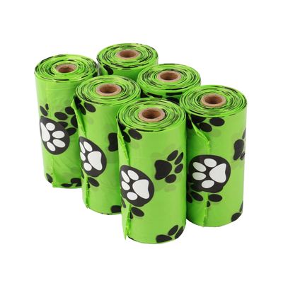 PE素材 ペット犬猫用の分解性プラスチック袋 直接販売のシングルロール
