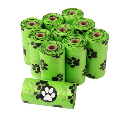 ユニット ロール ペット 犬 猫 POP プラスチックゴミ袋 緑と健康材料のために分解可能