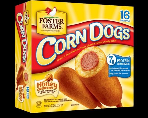 環境に優しい食品包装のためのカスタマイズされた印刷ハンドリングコーンドッグボックス