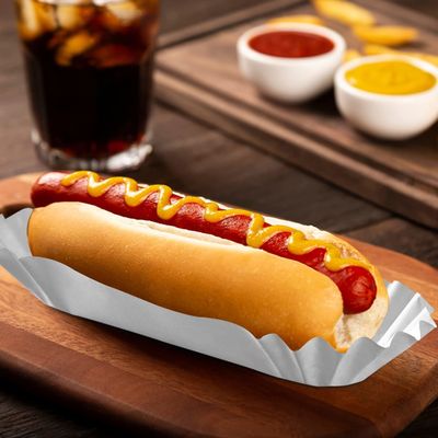 6インチ食品のための使い捨てパック ホワイトフルートサンドイッチ ハンバーガーとアセプティックボックスでより多くの