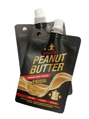 ASTM認定 CPE PET VA PE スプウートバッグ ホットドリンクとピーナッツバターのパッケージ