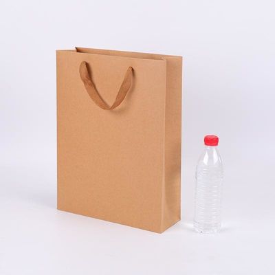 グランプリング 家庭用用品用 リサイクル可能なクラフト紙袋 食料品ショッピング