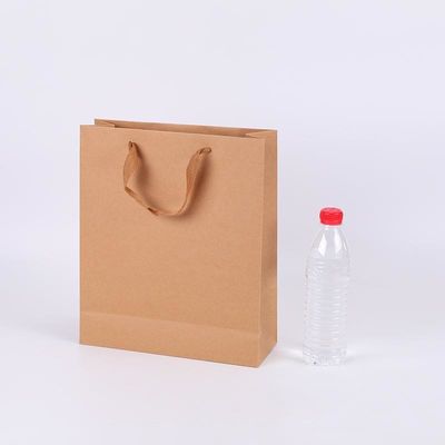 グランプリング 家庭用用品用 リサイクル可能なクラフト紙袋 食料品ショッピング
