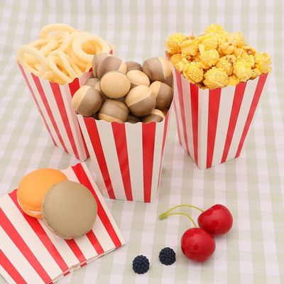 カスタマイズされたスナック ポップコーン ポテト チップ バッグとチップ キャンディー パンの箱 映画の持ち帰り
