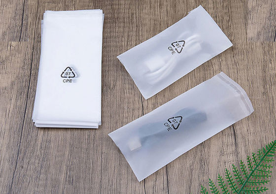 30-200 厚さ 電子包装および保管用 白色カスタムスポット CPE プラスチック袋