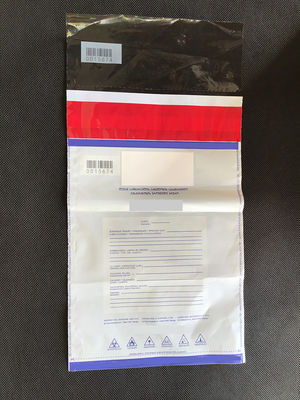 ISO9001 認定 現金 セキュリティ クーリヤーの プラスチック バッグ バルブ付き 銀行 預金 バッグ