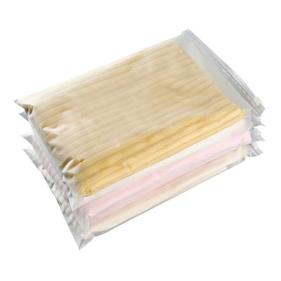 PE プラスチックのシッパートップ 透明なロゴ 衣料品のカスタマイズされたパッケージングのための凍結シップロックバッグ