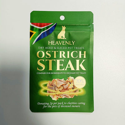 カスタムペット湿った食品ジッパーバッグ 食品グレードの素材 水口と再閉可能なデザイン