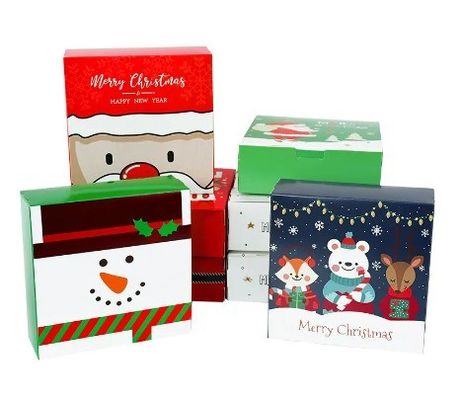 クリスマス 飾り チョコレート 菓子 ギフト 梱包 箱 プレゼント に ぴったり