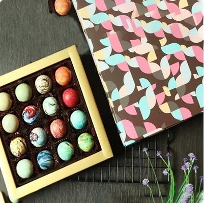 パーソナライズ バレンタイン 甘い菓子 磁気閉塞付き 小型チョコレートボックス
